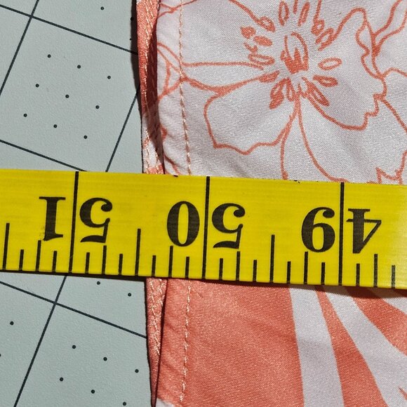 Free People Ashley Coral & White Floral Halter Dress Size 2 Spring Boho Maxi - Picture 15 of 16